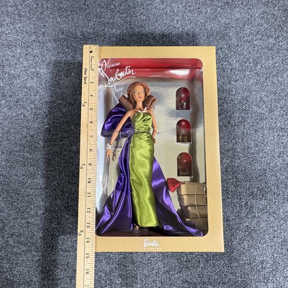 Barbie Collector Christian Louboutin Anemone Doll R4487 Mattel Gift Set New Box - Picture 10 of 11